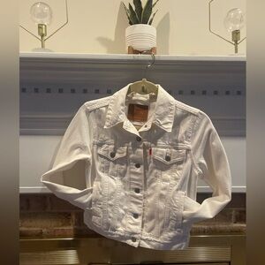 Levi’s White 90S TRUCKER JACKET Cotton